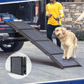 67" Foldable Dog Ramp with Non-Slip Rug Surface A509