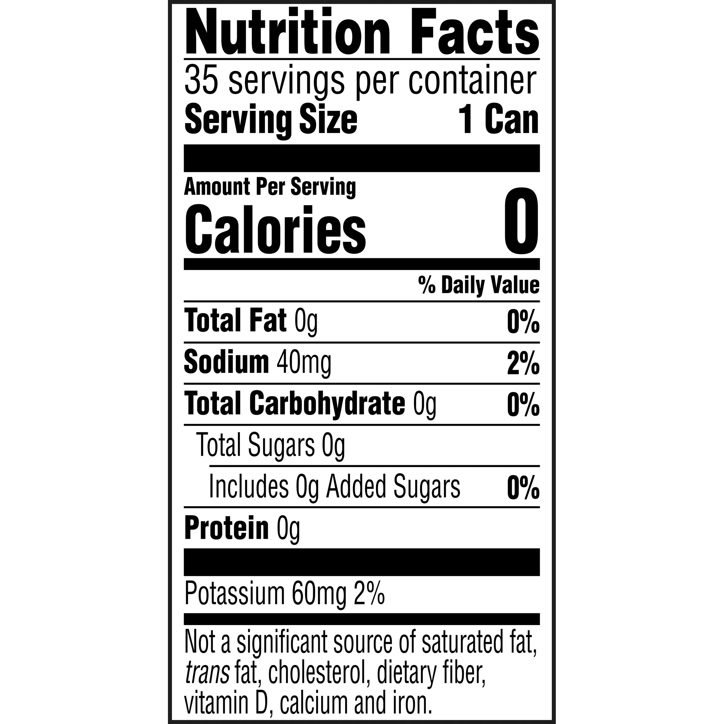 12 fl oz 35-count Zero Sugar H367907