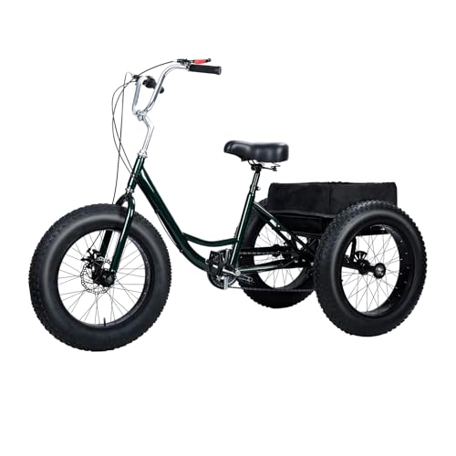 20 Inch 7 Speed 3 Wheel Tricycle with Basket Double Disc Brake K25225