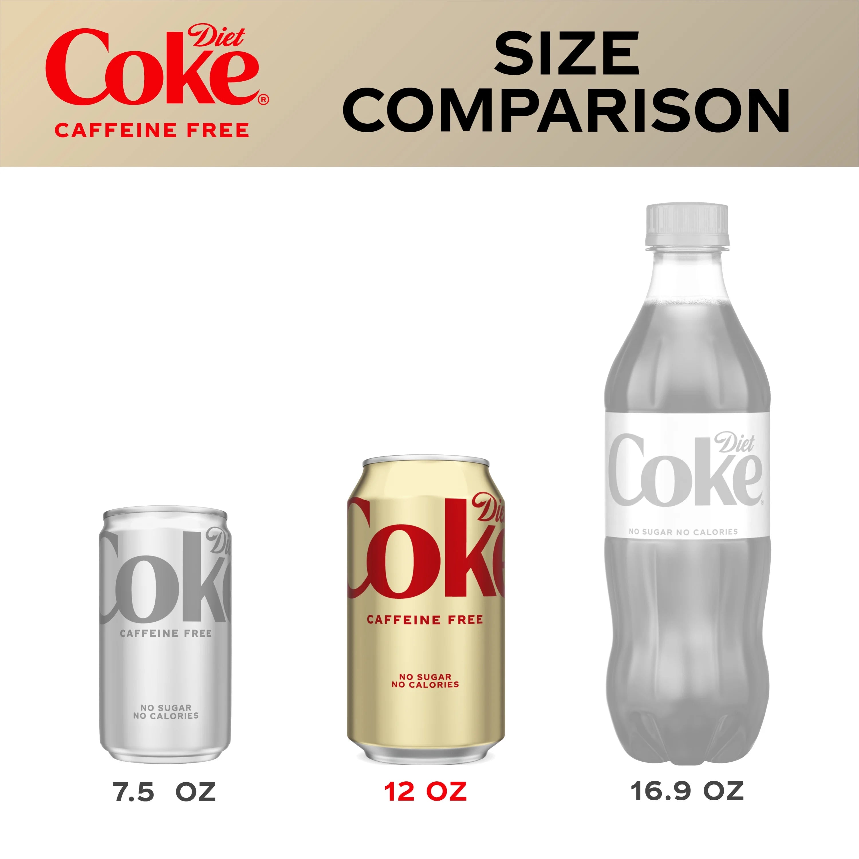 Caffeine Free Soda Pop, 12 fl oz, 24 Pack Cans T659499