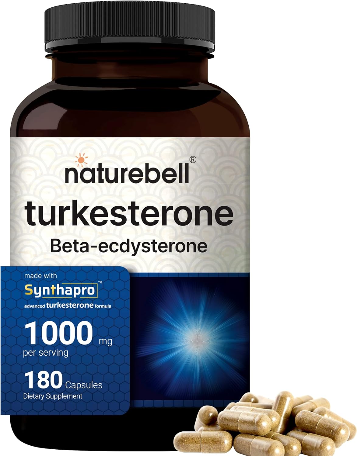 Turkesterone Supplement 500mg 180 Capsules V69400