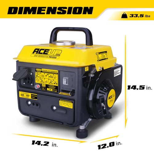 1,200W Gas Powered Portable Generator N965555