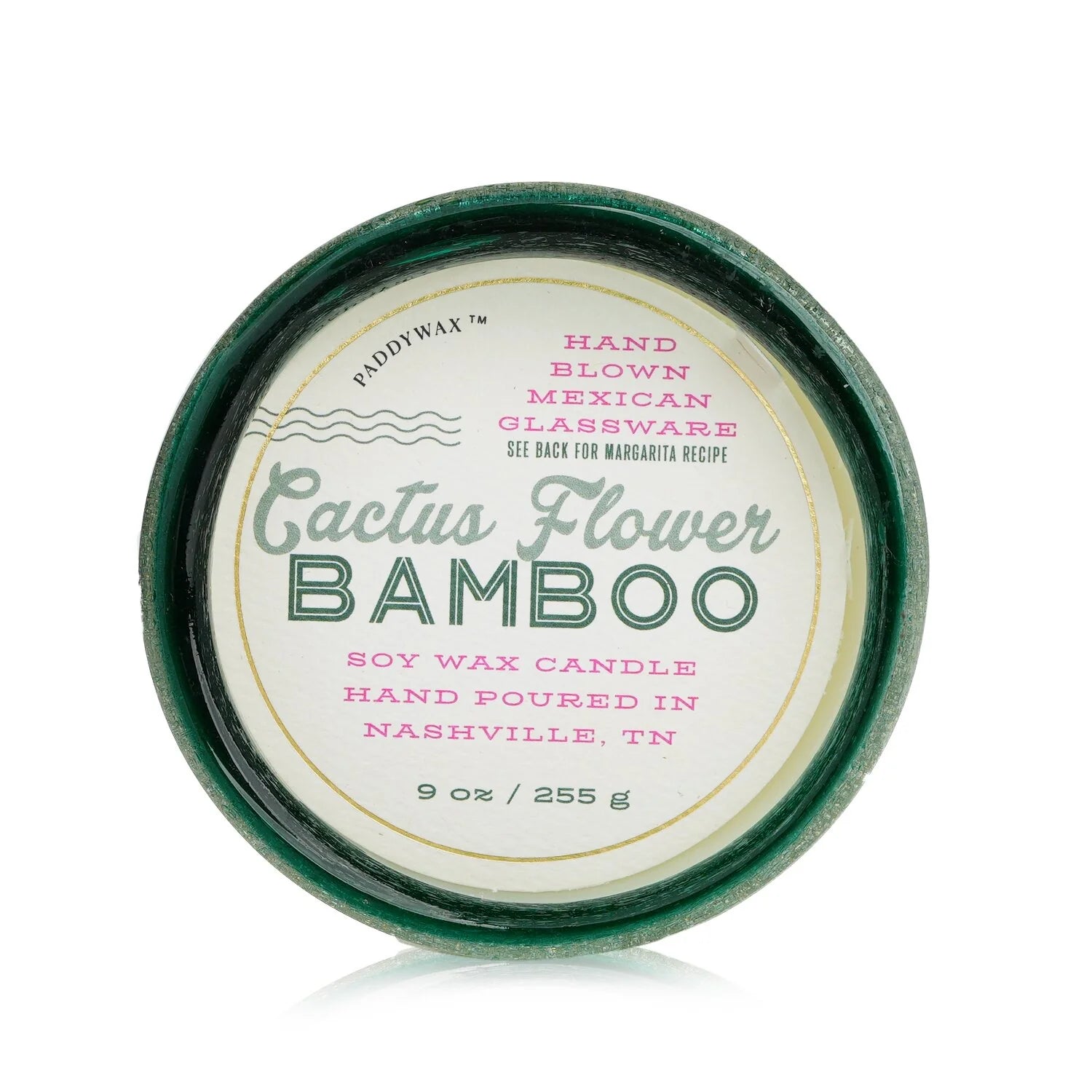 Cactus Flower Bamboo Candle 9oz W5132