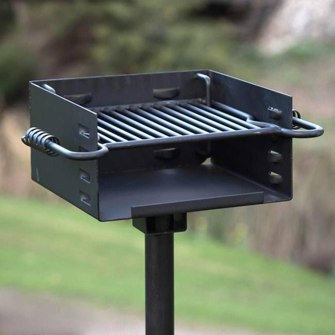 Single Post Park Style Charcoal Grill P1656