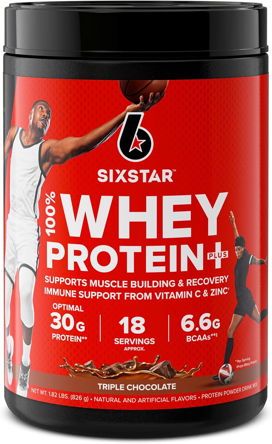 100% Whey Protein Plus Triple Chocolate 1.8lbs I3018