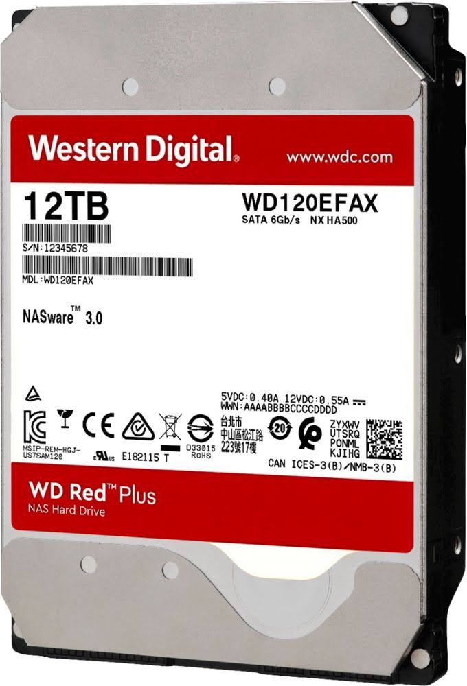 12TB Internal SATA NAS Hard Drive G682576