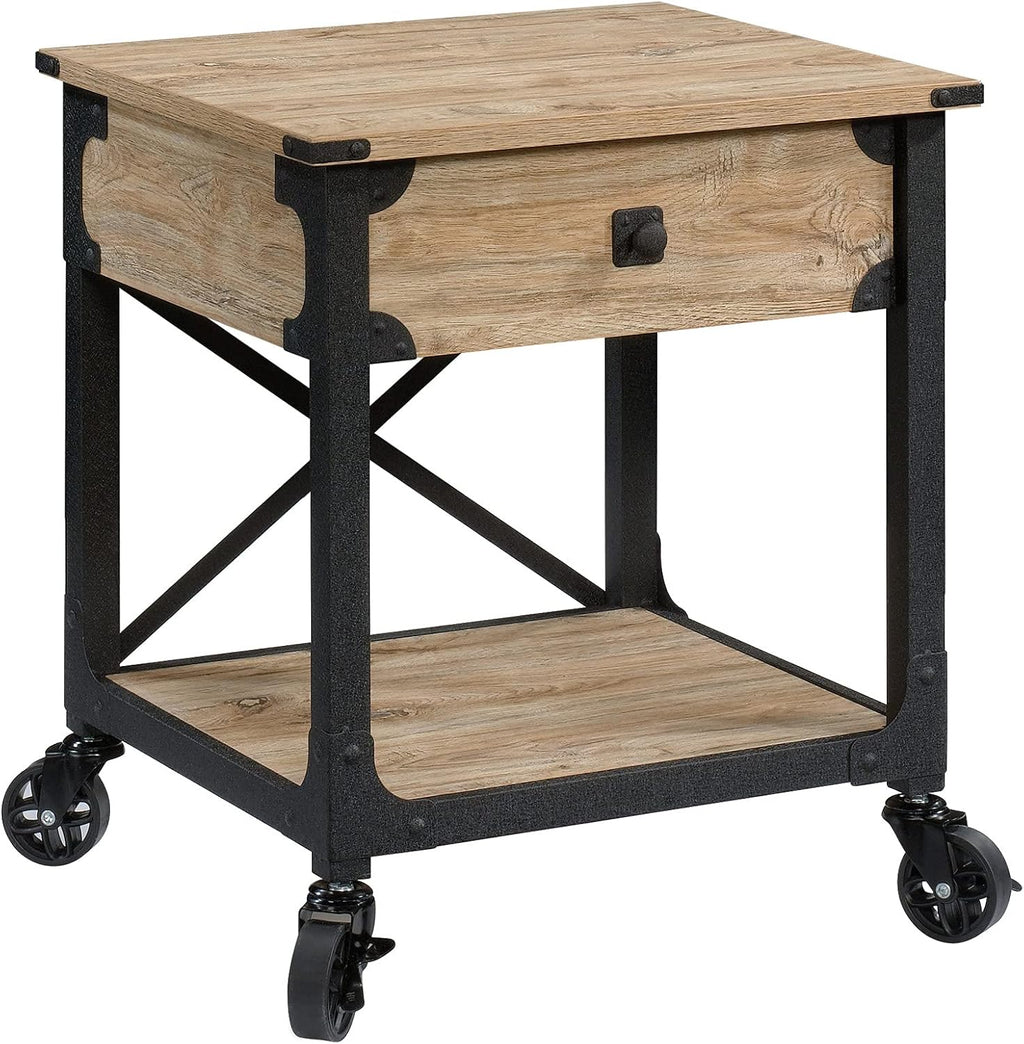 Carbon Oak Finish Side Table Pack of 2 C8070