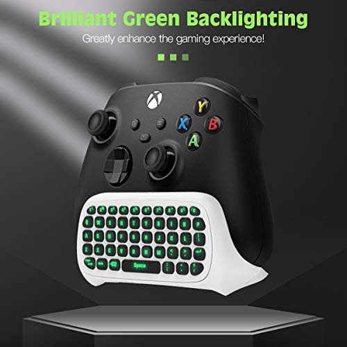 Green Backlight Wireless Chatpad Keyboard for Xbox G319