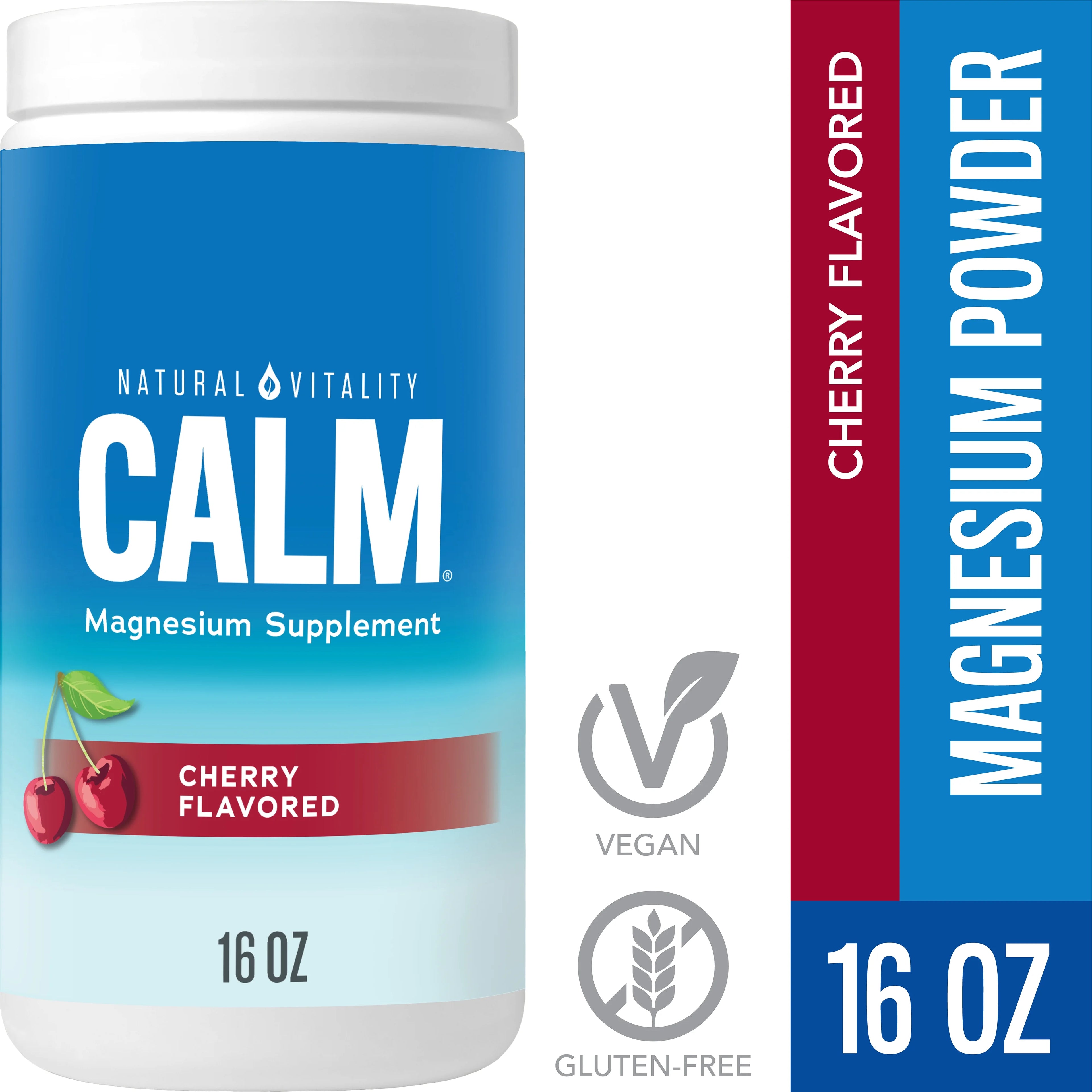 Cherry Magnesium Powder Supplement, 16 Ounces C94323