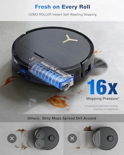 Robot Vacuum and Mop with 16,600Pa Suction U8522