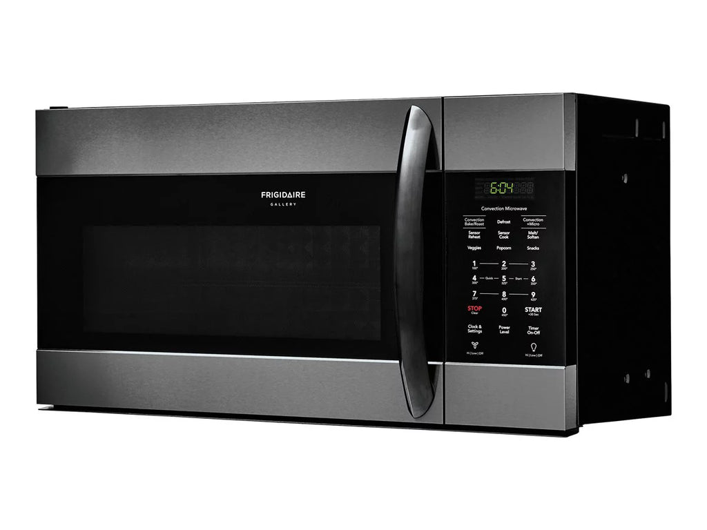 Black stainless steel over-range microwave oven with convection B8429