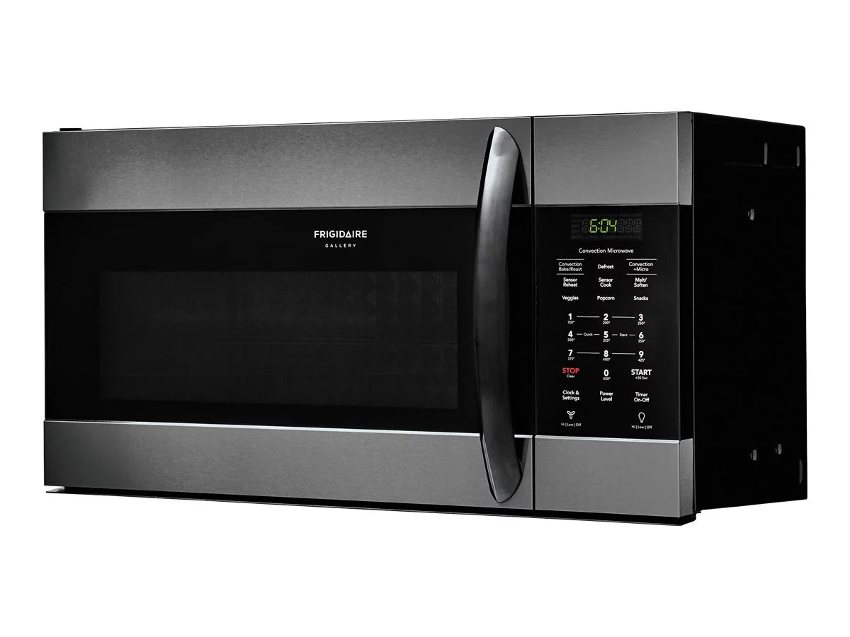 Black stainless steel over-range microwave oven with convection B8429