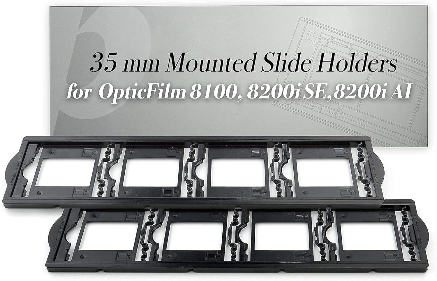 35mm Film & Slide Scanner with Slide Holders H668