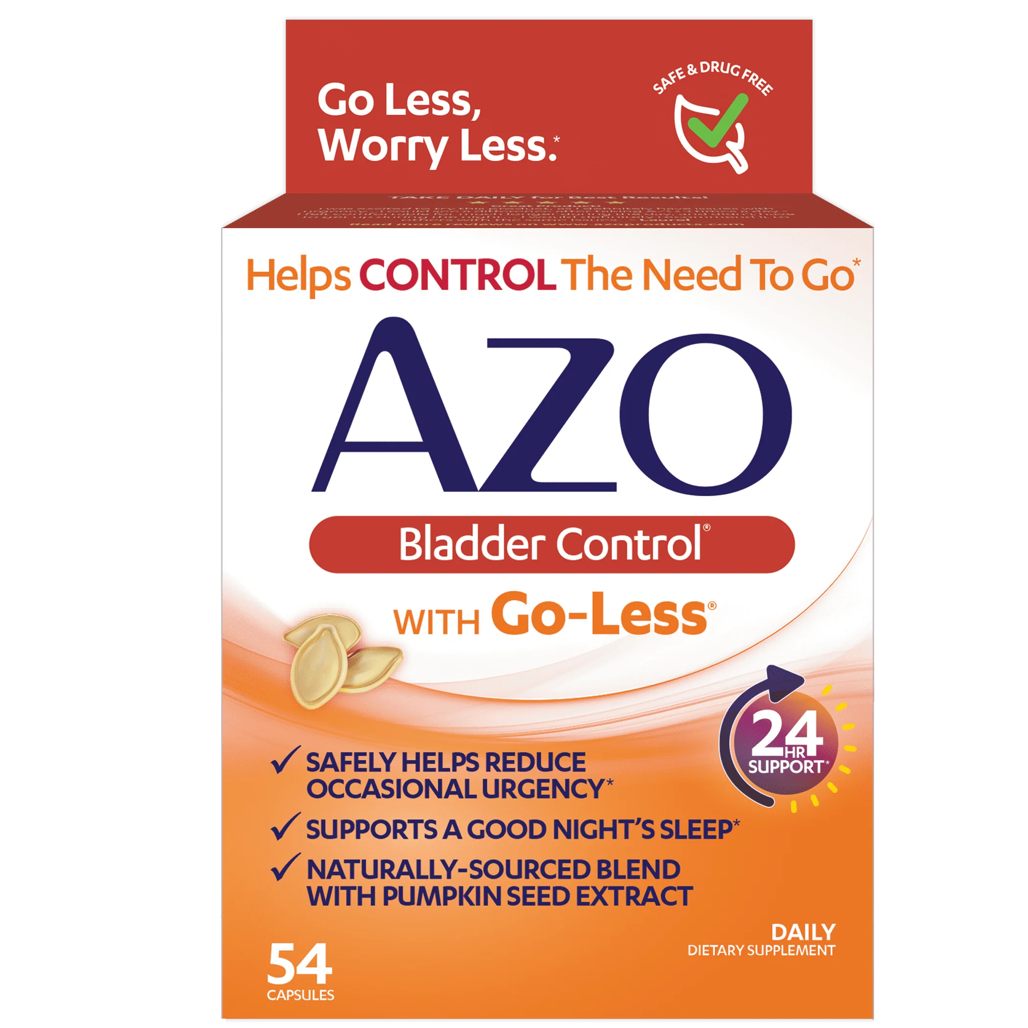 54 Count Bladder Control Supplement Capsules M131101