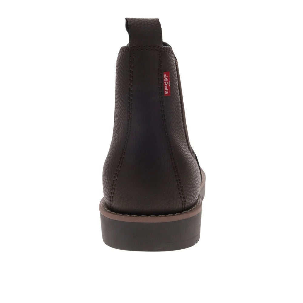 Mens Chelsea Logger Vegan Leather Pull-On Boot S256