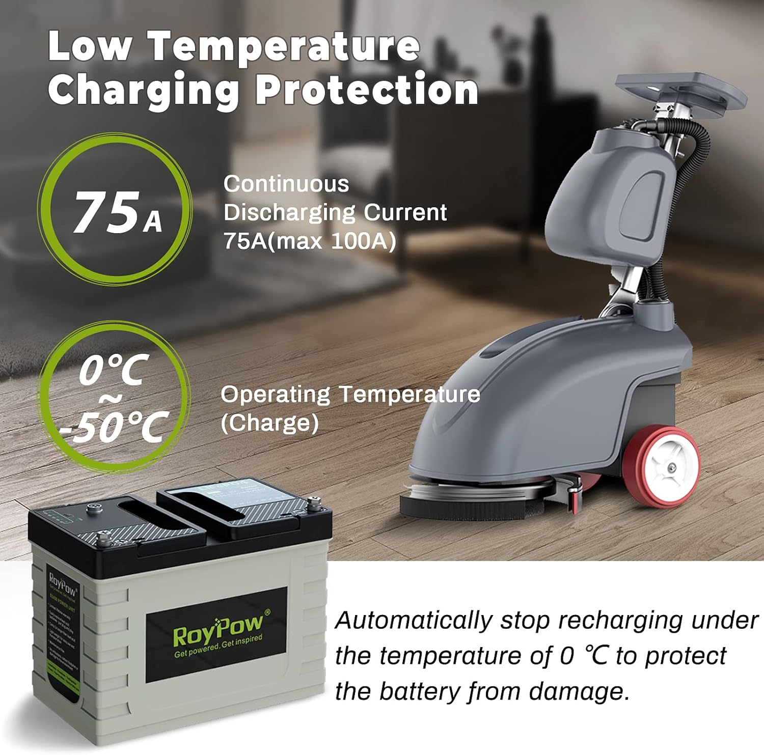 24V 50Ah Lithium Iron Phosphate Rechargeable LiFePO4 Battery Pack O507744
