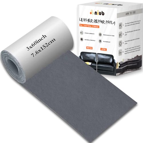 Brown Leather Repair Patch Tape 3x60 inches M300152