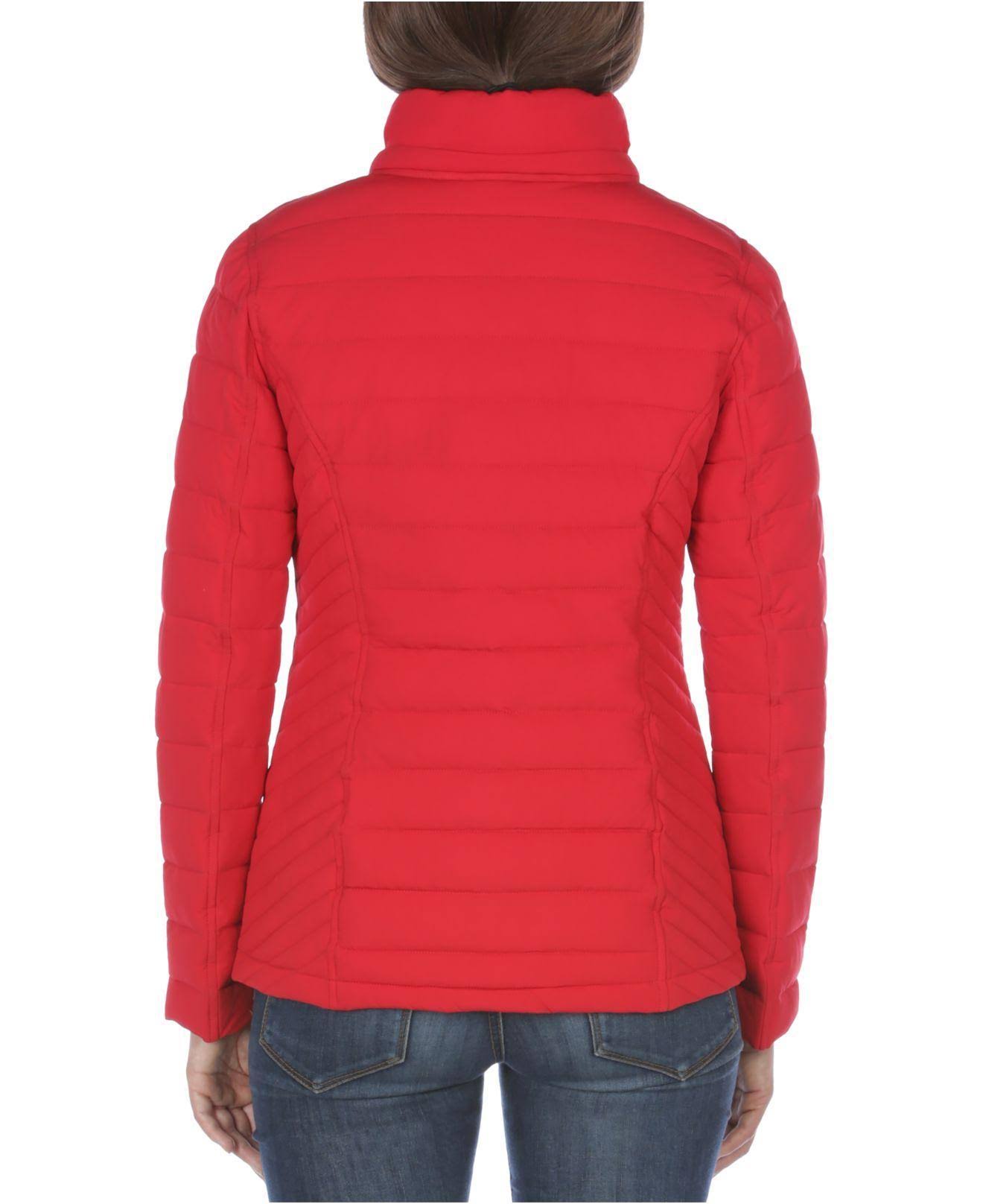 Hooded Stretch Packable Puffer Coat U78615