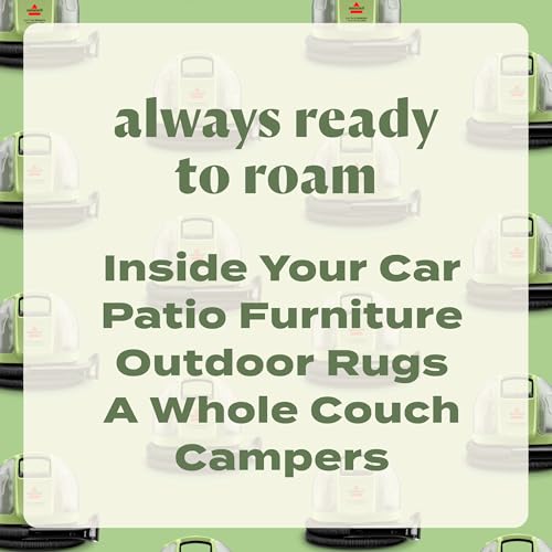 Portable Carpet and Upholstery Deep Cleaner with Self-Cleaning Tool R9083