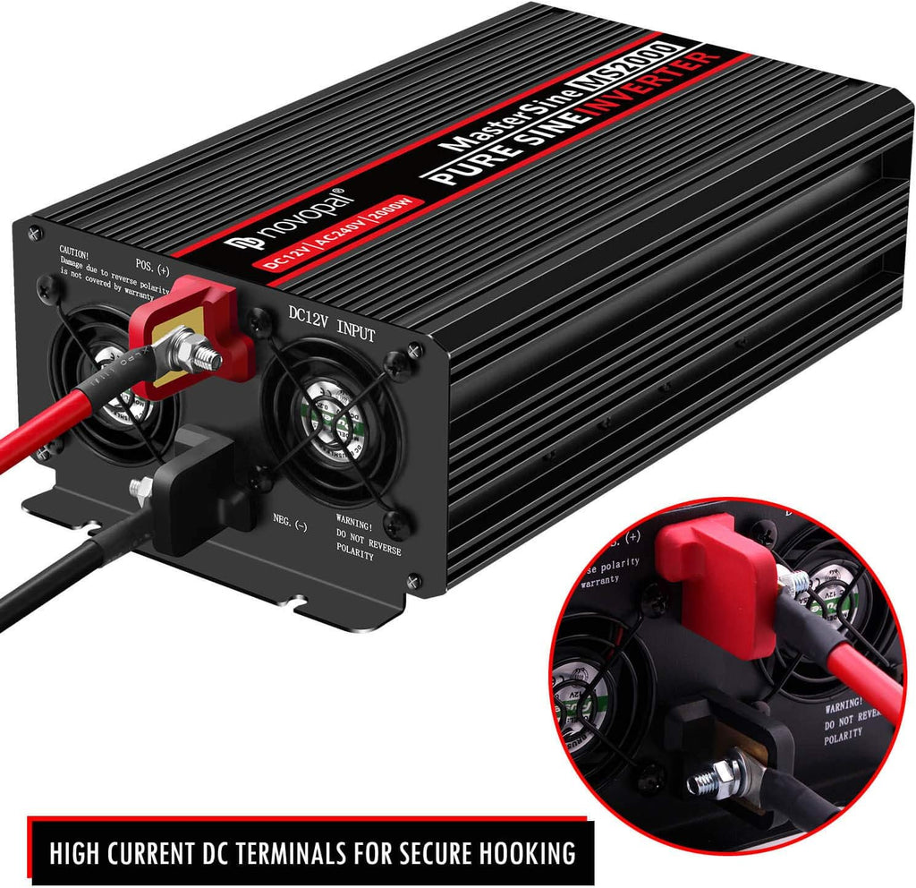 2000 Watt 24V DC to 110V AC Pure Sine Wave Power Inverter P358990