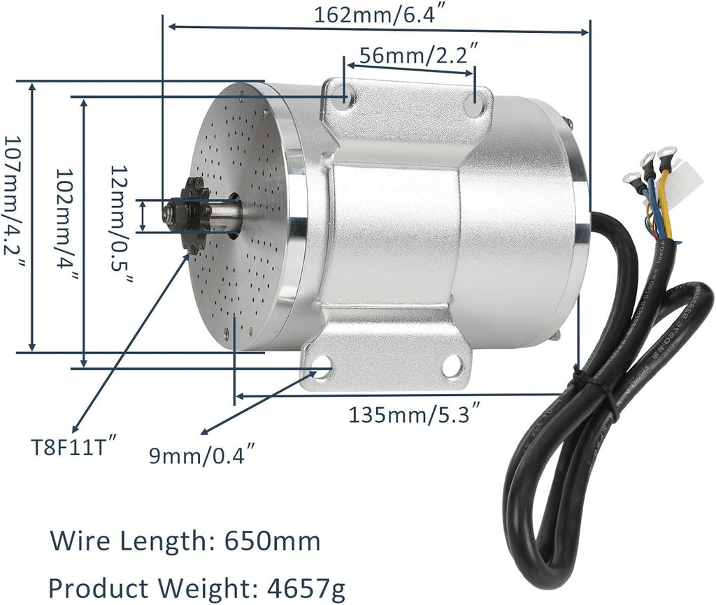 3000W 72V Brushless Electric Motor Kit with Speed Controller A6278