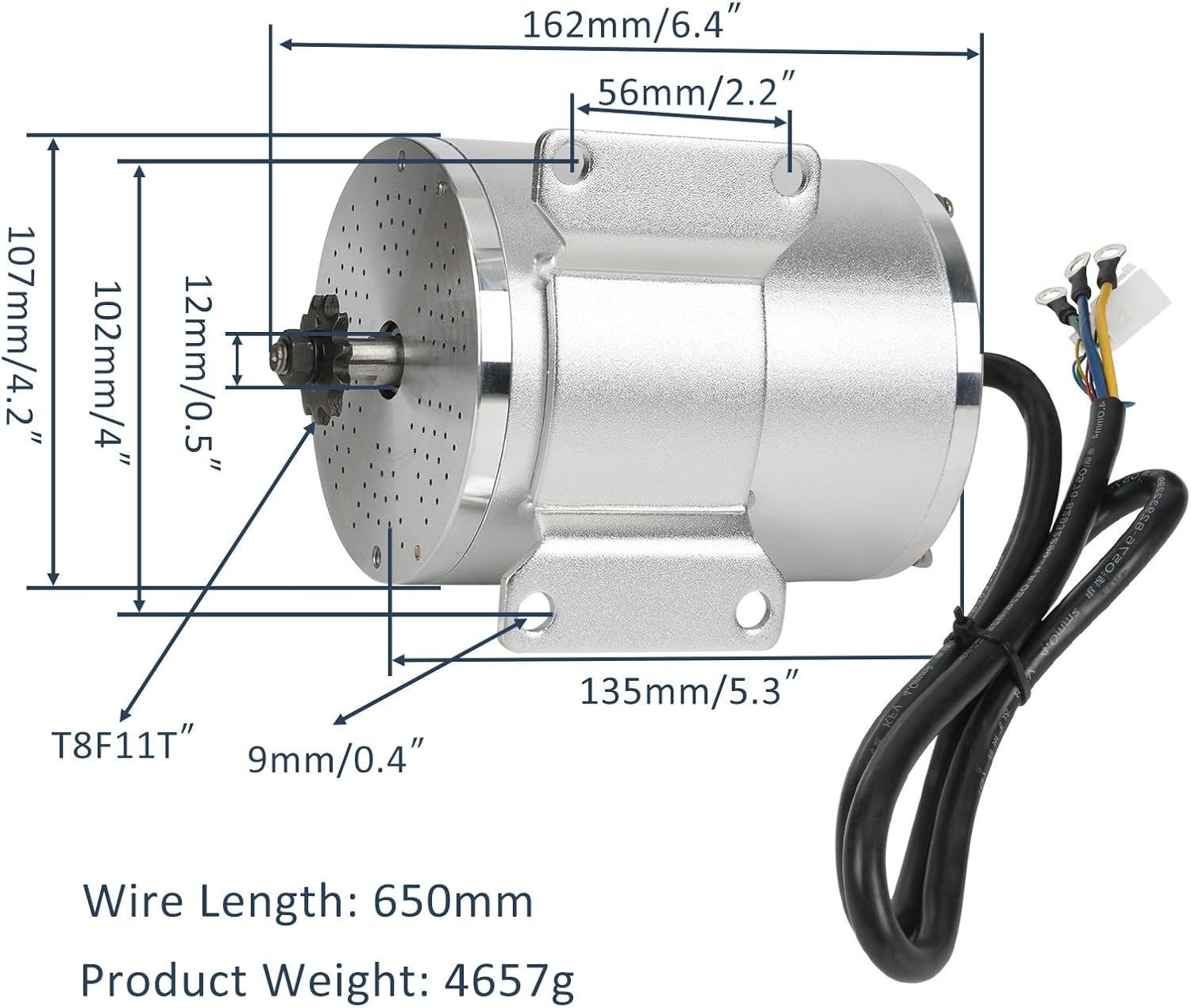 3000W 72V Brushless Electric Motor Kit with Speed Controller A6278