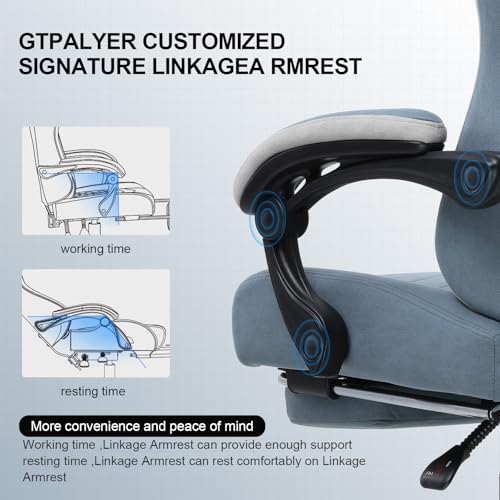 Gaming Chair with Pocket Spring Cushion and Footrest C786