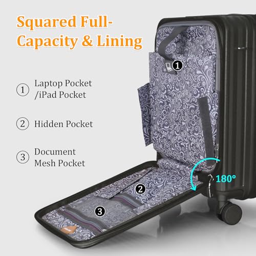 Orange 4 Piece PC Hardside Expandable Luggage Set with Spinner Wheels and TSA Lock O8699