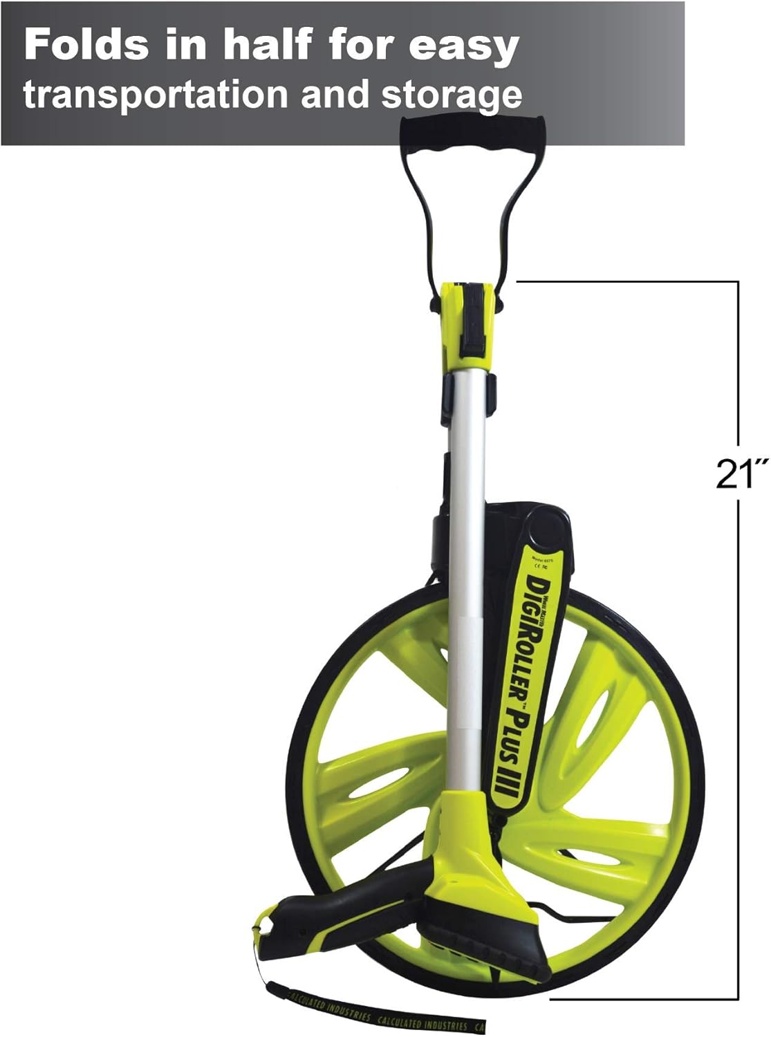 12.5 Inch Electronic Distance Measuring Wheel with Large Backlit Digital Display Y769