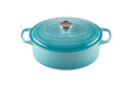 Enameled Cast Iron Oval Dutch Oven, 9.5 qt. J555