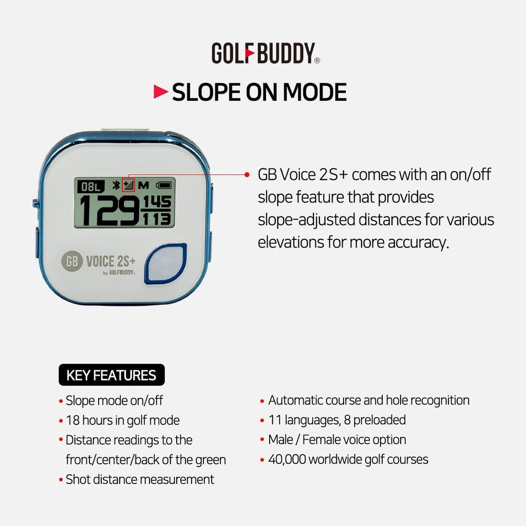 Blue Talking GPS Rangefinder with Slope Mode M953243