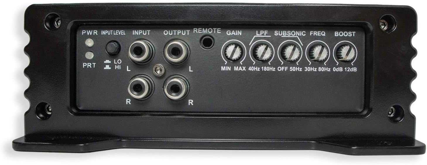 Dual 12 Loaded Sub Box Bundle with Amp & Install Kit E282489