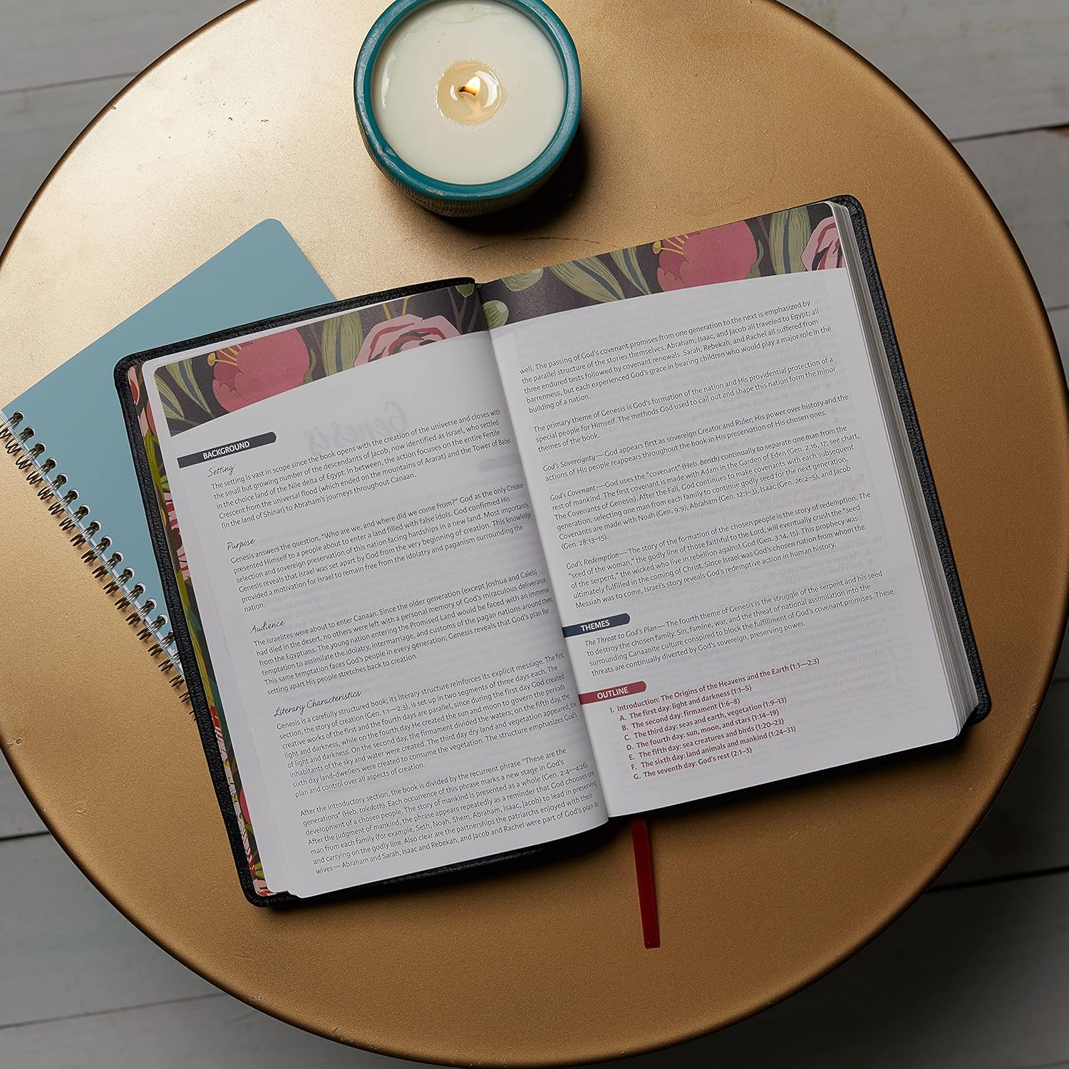Hardcover Red Letter Full-Color Study Bible U8199