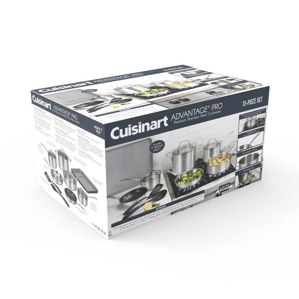 13-Piece Stainless-Steel Cookware Set Z769702