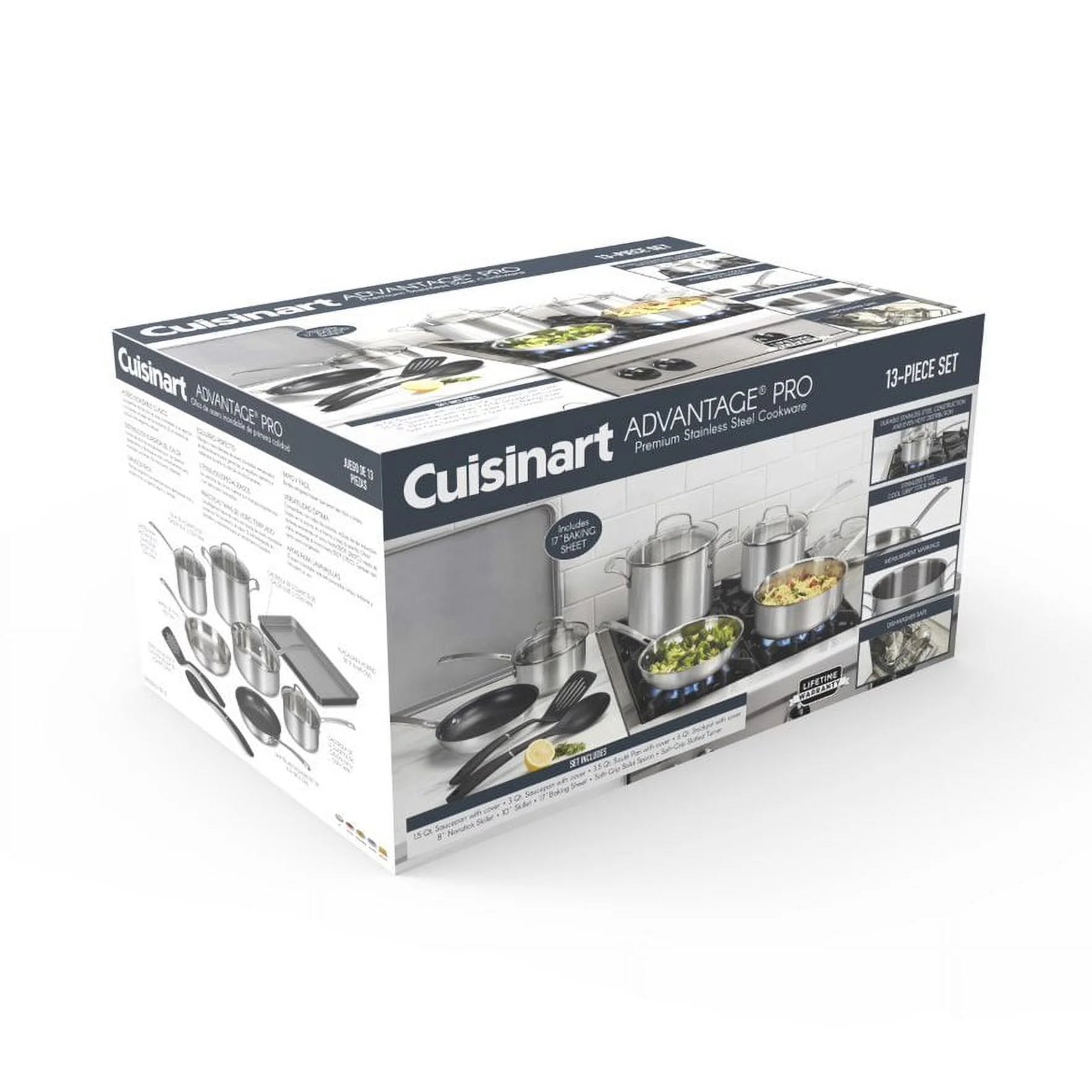 13-Piece Stainless-Steel Cookware Set Z769702