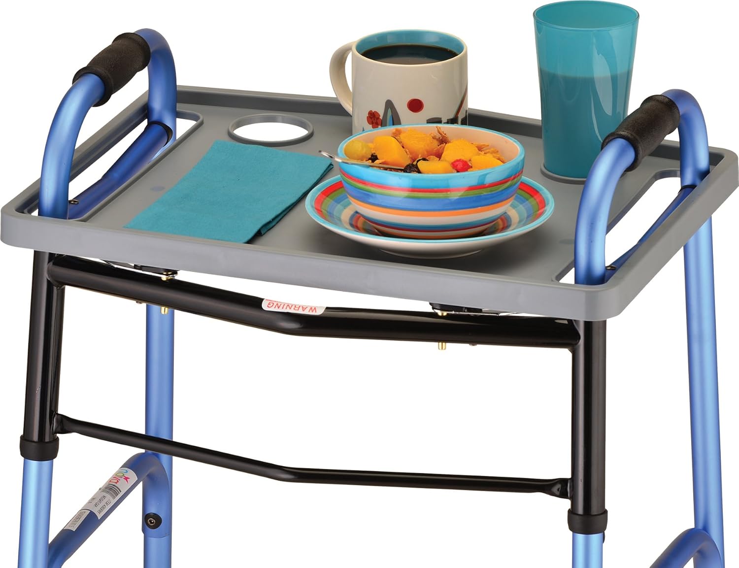 Walker Tray with 2 Cup Holders, 1 Count N381492