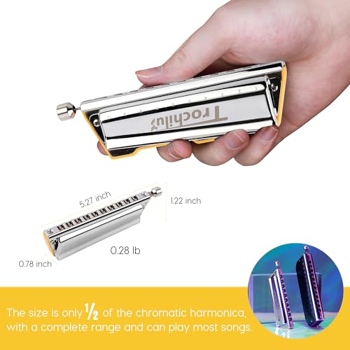 10 Holes Chromatic Harmonica Key of Bb Q758