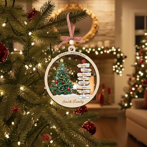 Personalized Christmas Wooden Ornament M498217