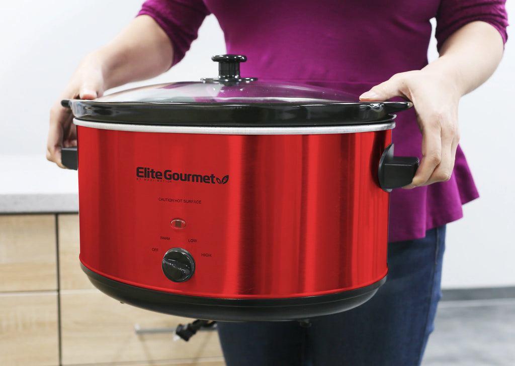 8.5Qt Stainless Steel Slow Cooker Y36196