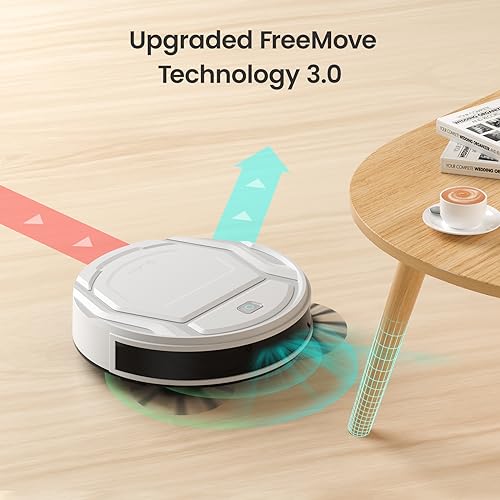 Robot Vacuum Cleaner with Strong Suction, 120 Mins Runtime, Slim, Self-Charging, Wi-Fi/App/Alexa Control J555568