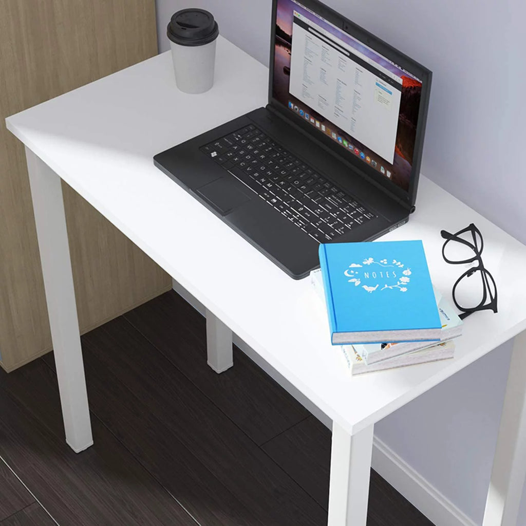 White 31.5 inches Small Computer Desk R4643