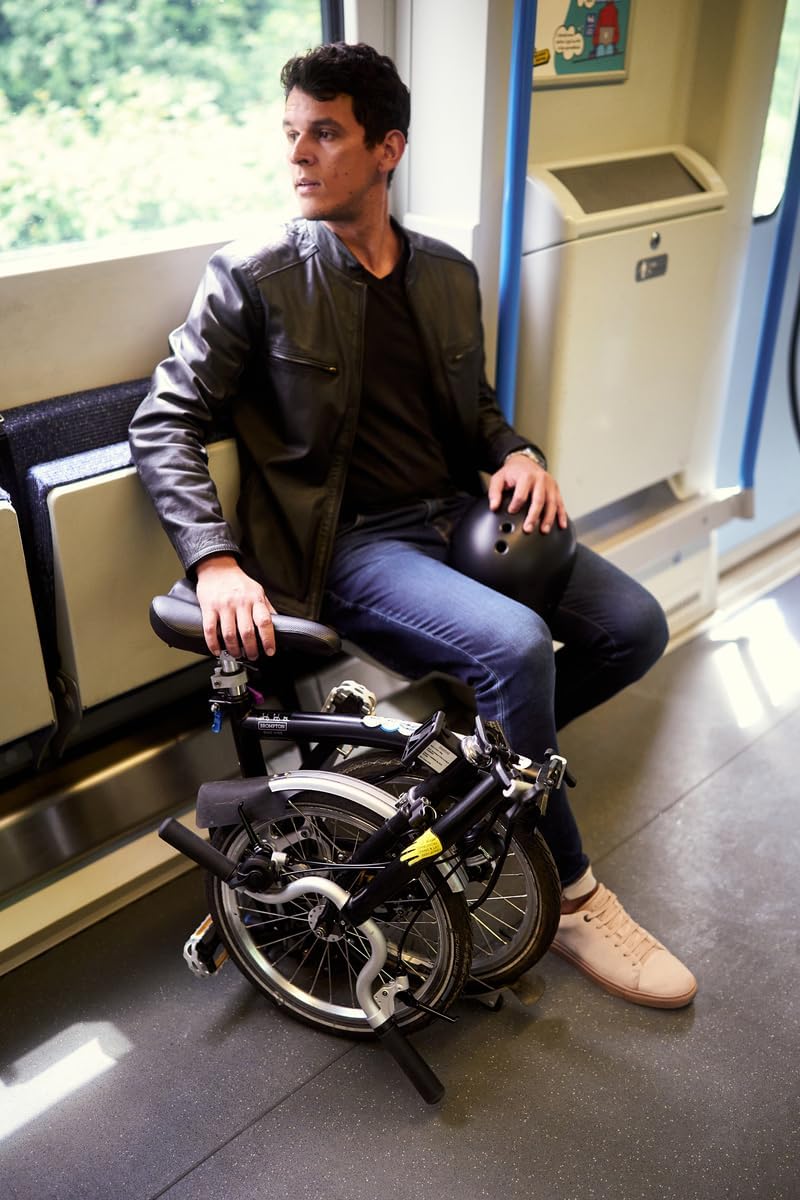 Black 6 Speed Folding Bike U3693