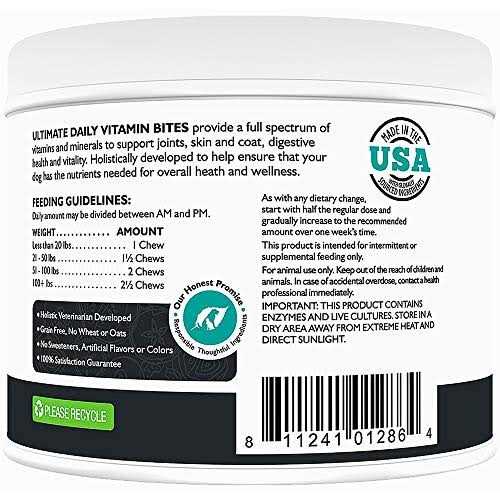 60 Chews Dog Vitamin Bites F987