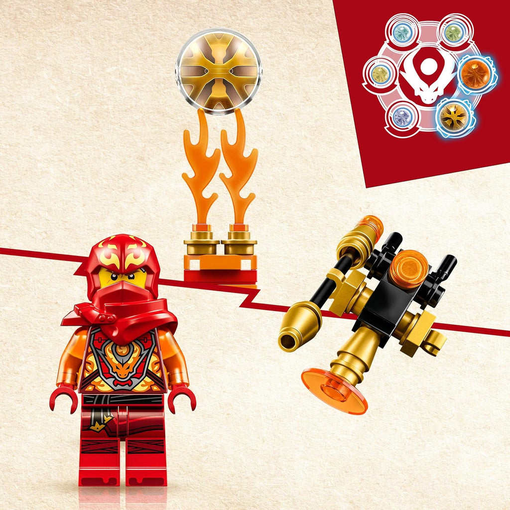 Red Ninja Toy Building Set with Kai Minifigure Y14913