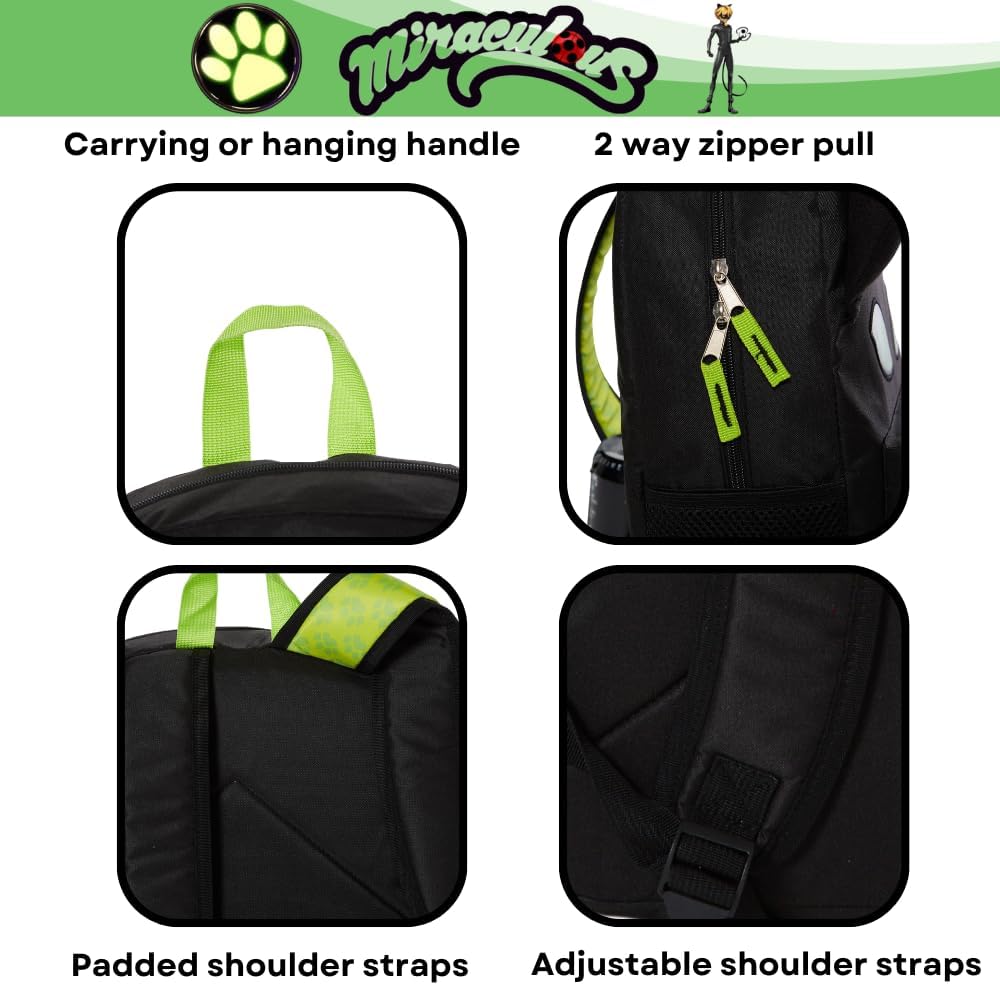 16 inch Black Backpack V1558