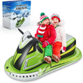 Heavy Duty Inflatable Snow Sled with Reinforced Handles and Drawstring J9629