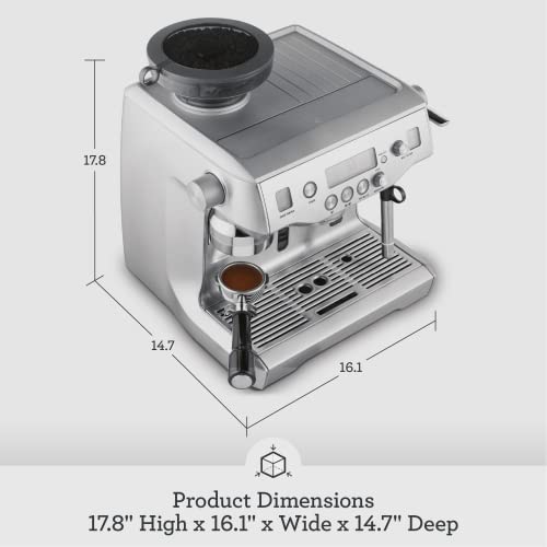 Brushed Stainless Steel Espresso Machine B4234