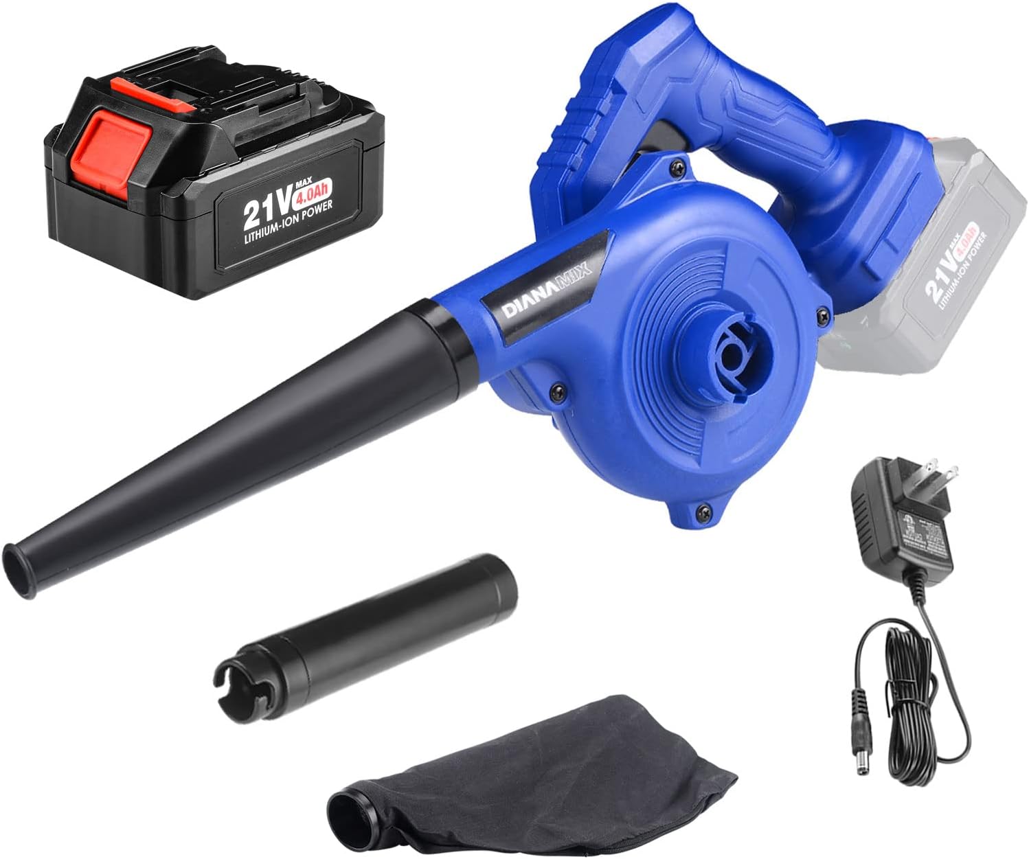 20V 4.0Ah Cordless Electric Leaf Blower/Vacuum H440027