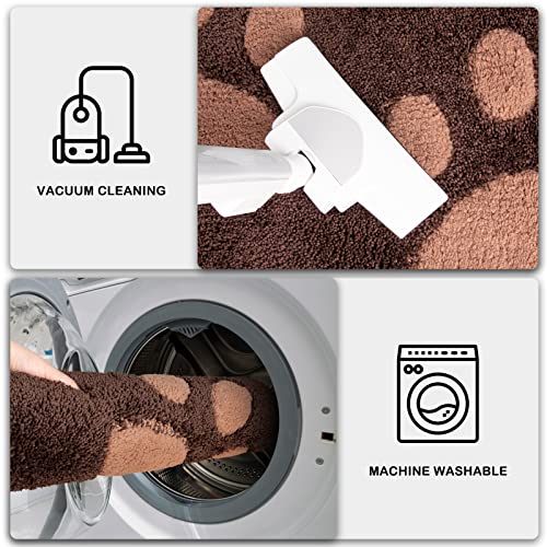 Beige Non-Skid Microfiber Door Mat E514836