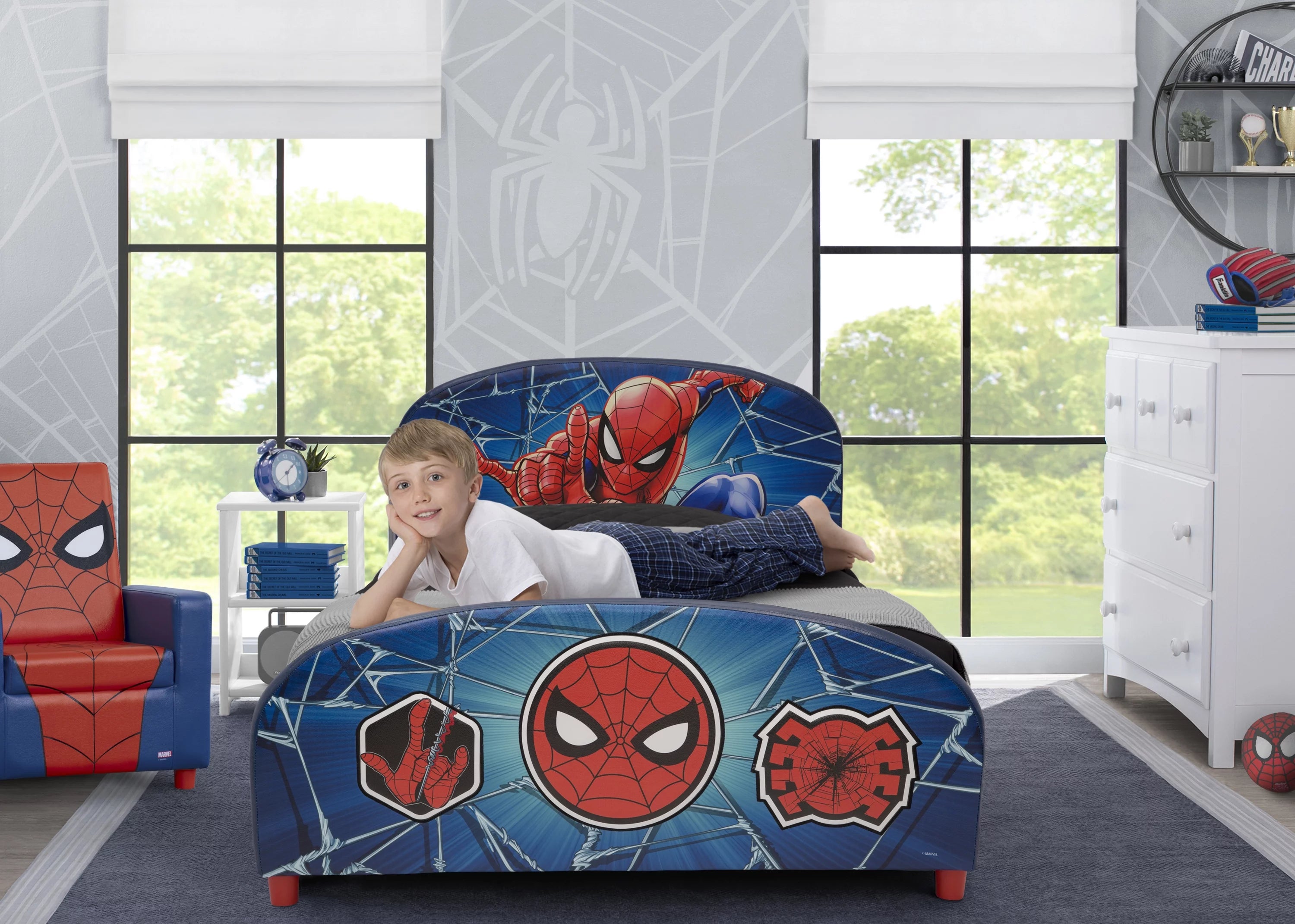 Twin Upholstered Bed N837
